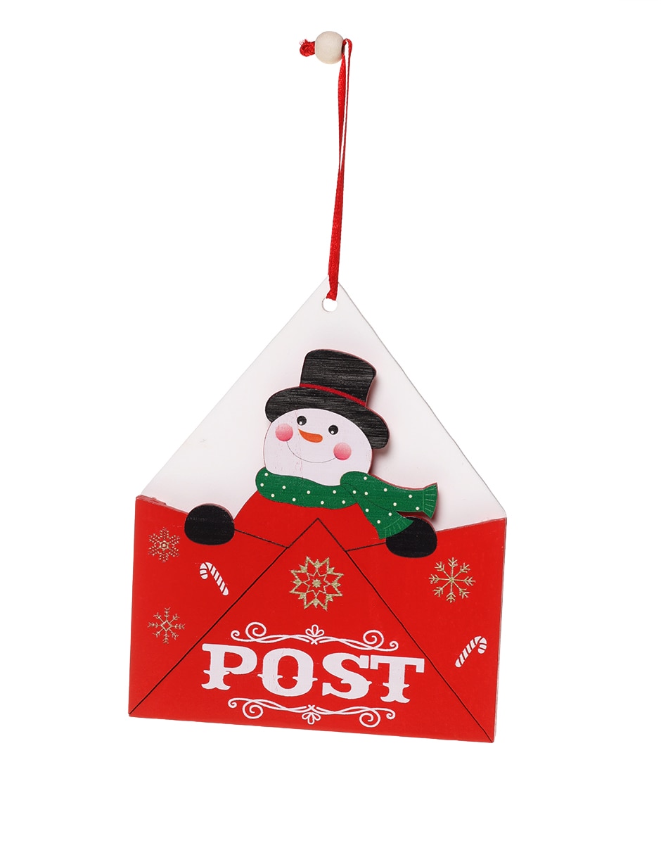 Ornamento navideño muñeco de nieve 1