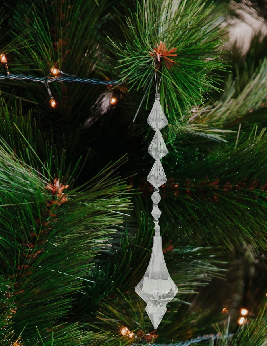 Ornamento navideño diamante 3