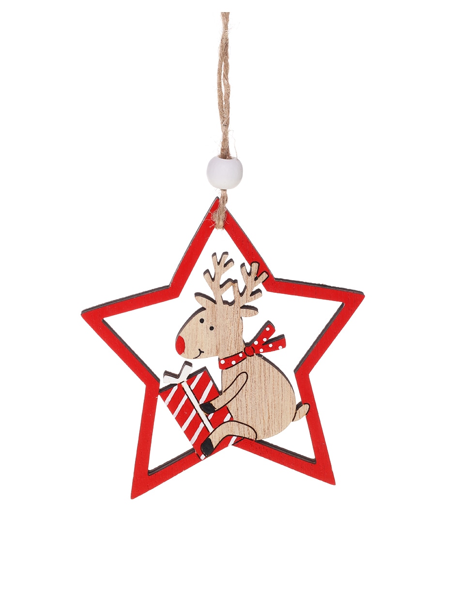Ornamento navideño estrella 1