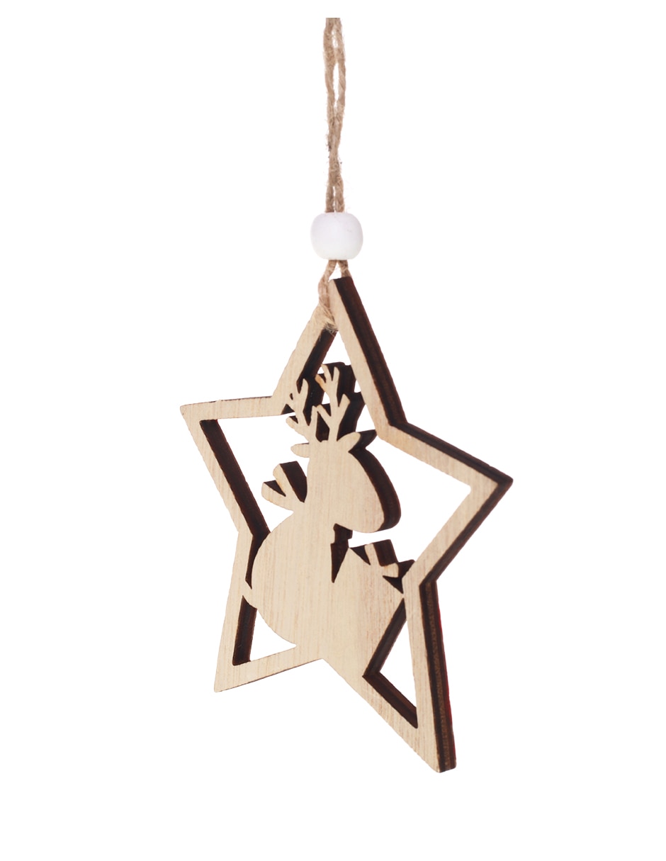 Ornamento navideño estrella 3