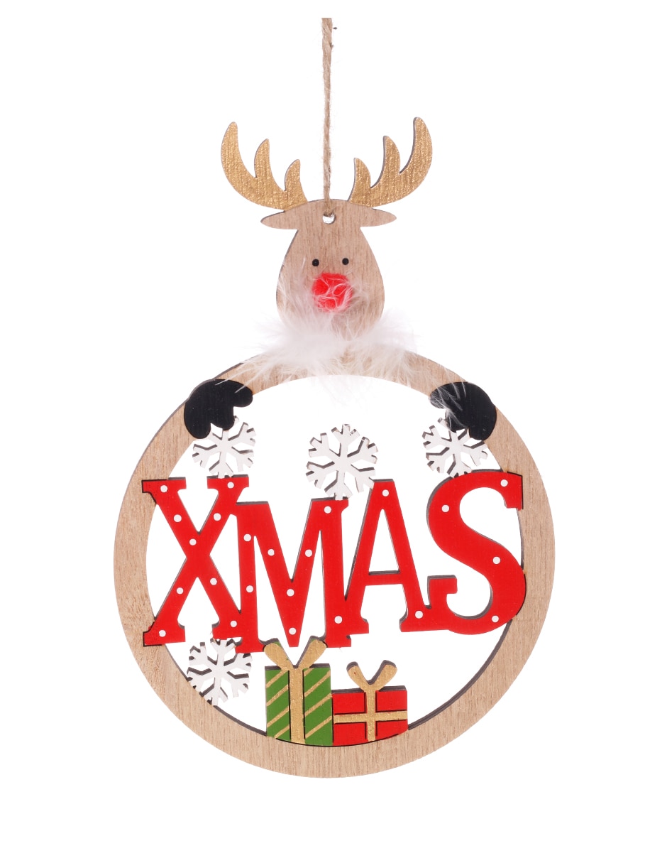 Ornamento navideño reno 1