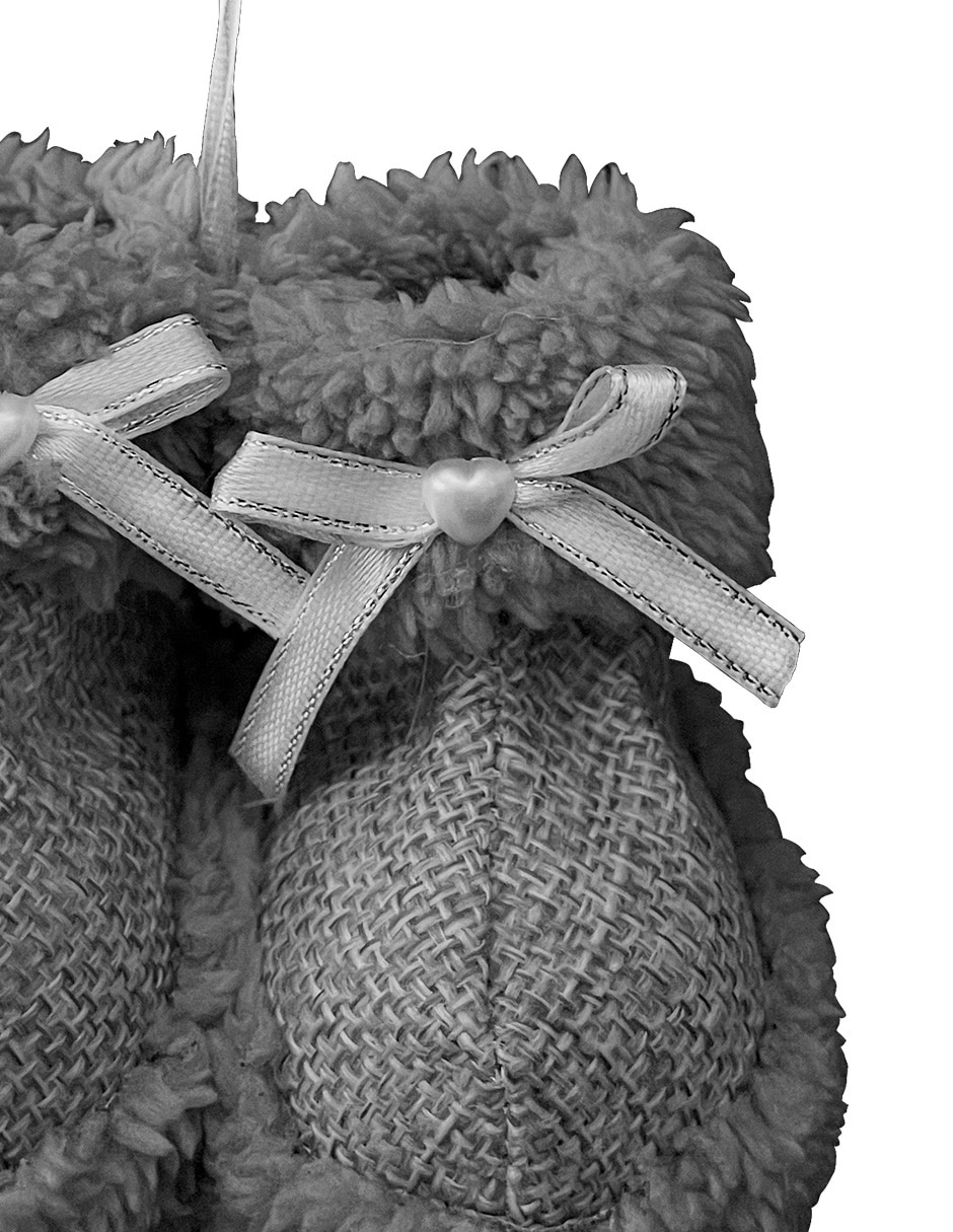 Bota navideña estampado Liso 3