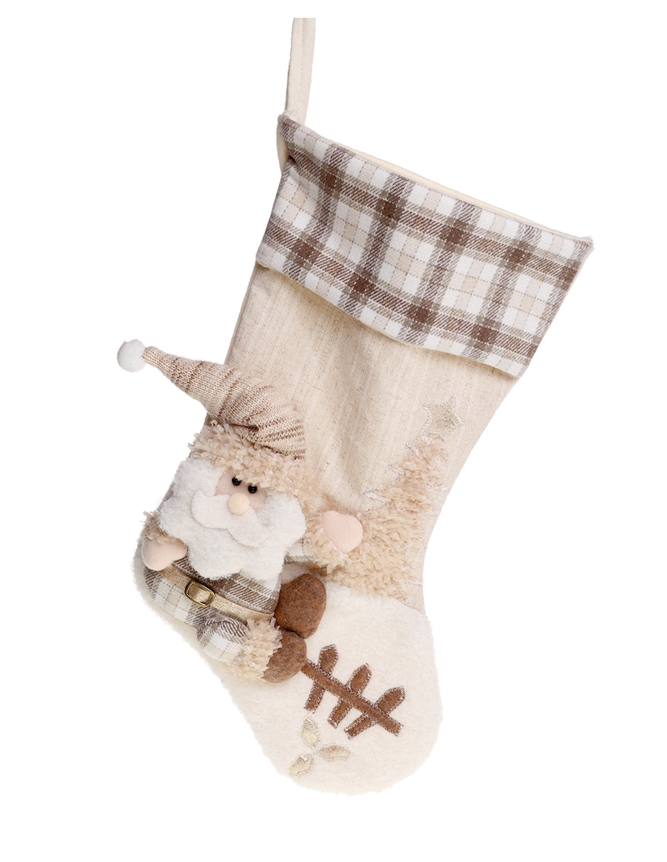 Bota navideña estampado Santa Claus Bota navideña estampado Santa Claus