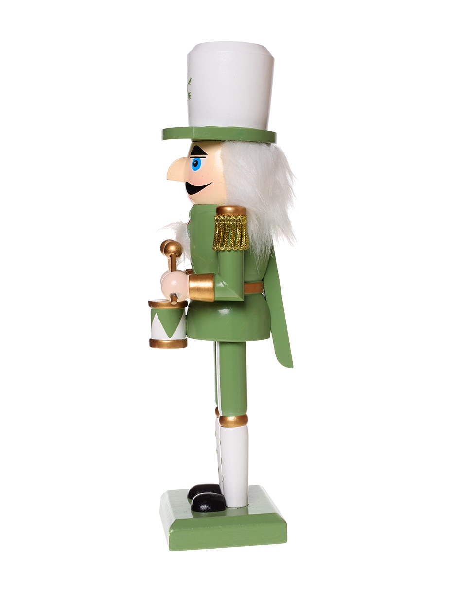 Figura decorativa de Cascanueces Navidad de madera 2