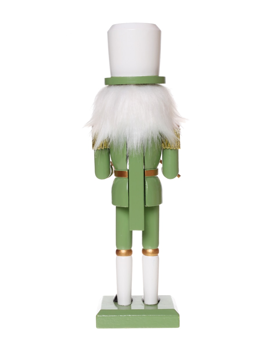 Figura decorativa de Cascanueces Navidad de madera 3