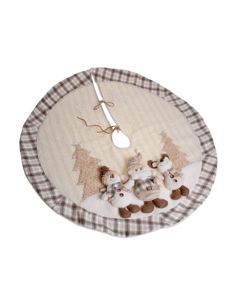 Figura decorativa circular navidad de Tela 3