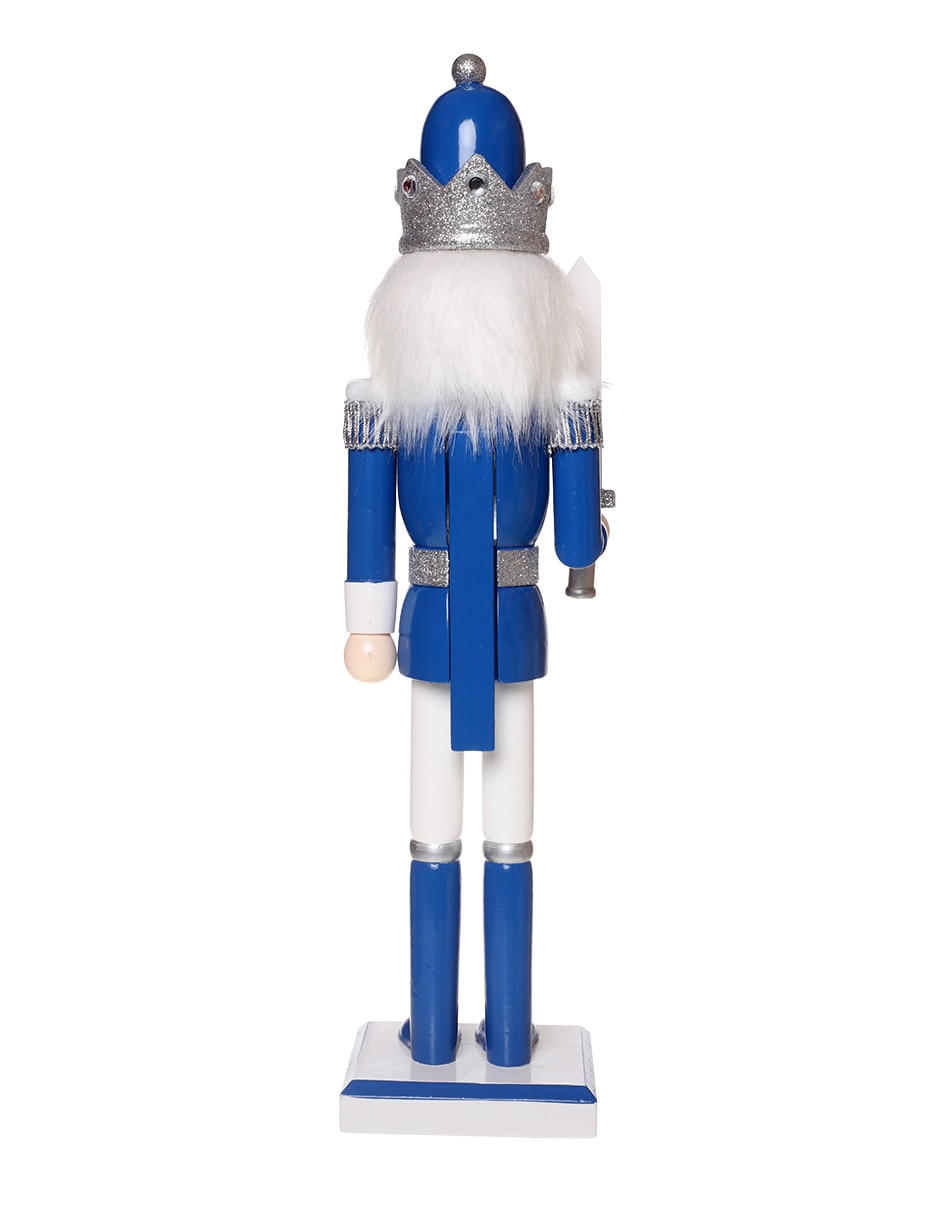Figura decorativa de Cascanueces Navidad de madera 3