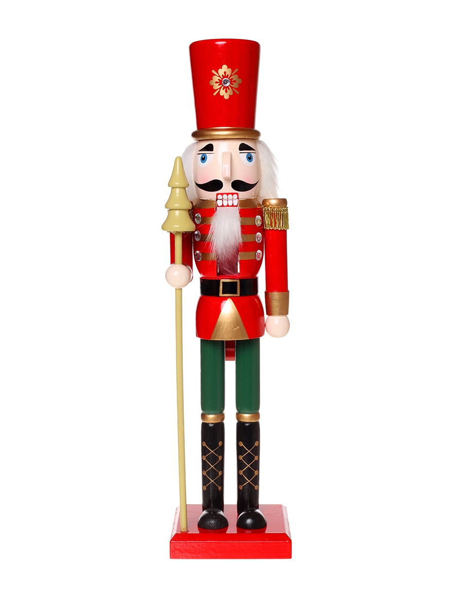 Figura decorativa de Cascanueces Navidad de madera Figura decorativa de Cascanueces Navidad de madera
