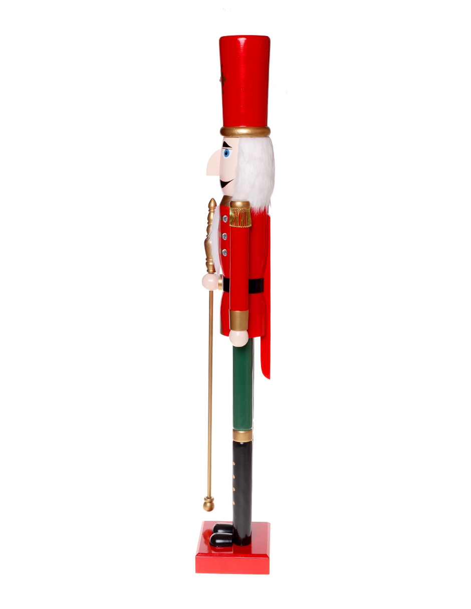 Figura decorativa de cascanueces navidad Eximex de madera 2