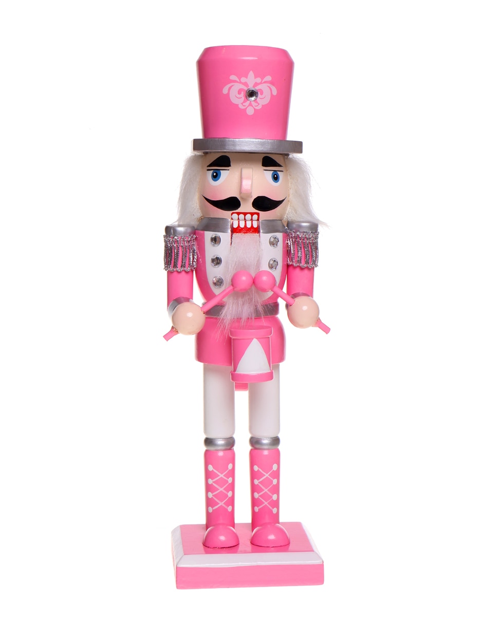 Figura decorativa de cascanueces navidad de madera