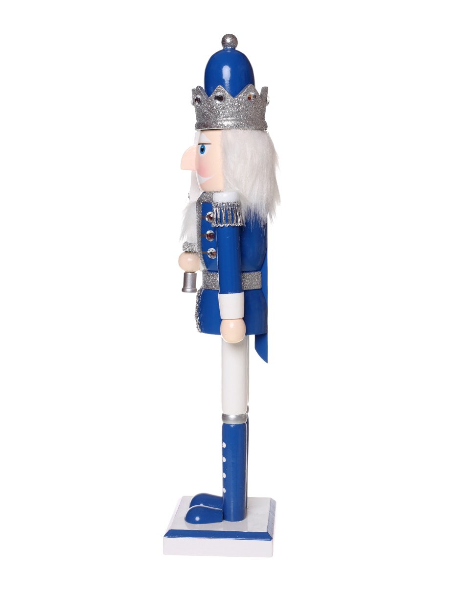 Figura decorativa de cascanueces navidad de madera 2