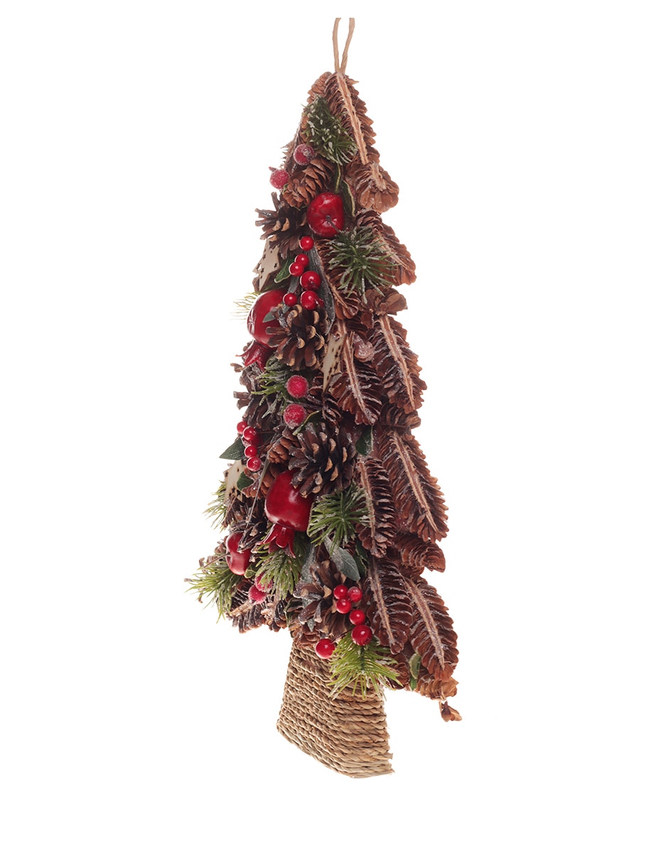 Figura decorativa de Pino Navidad de madera
