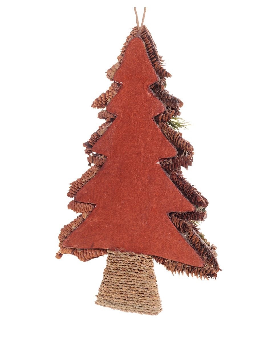 Figura decorativa de Pino Navidad de madera 3