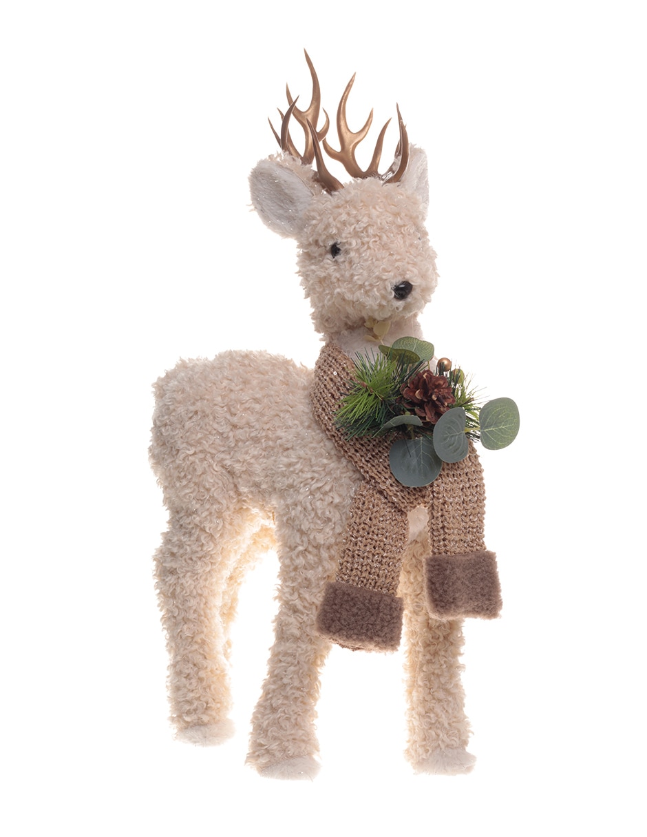 Figura decorativa navideña de venado 1