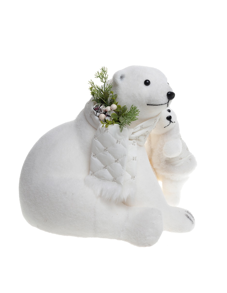 Figura decorativa de oso Navidad