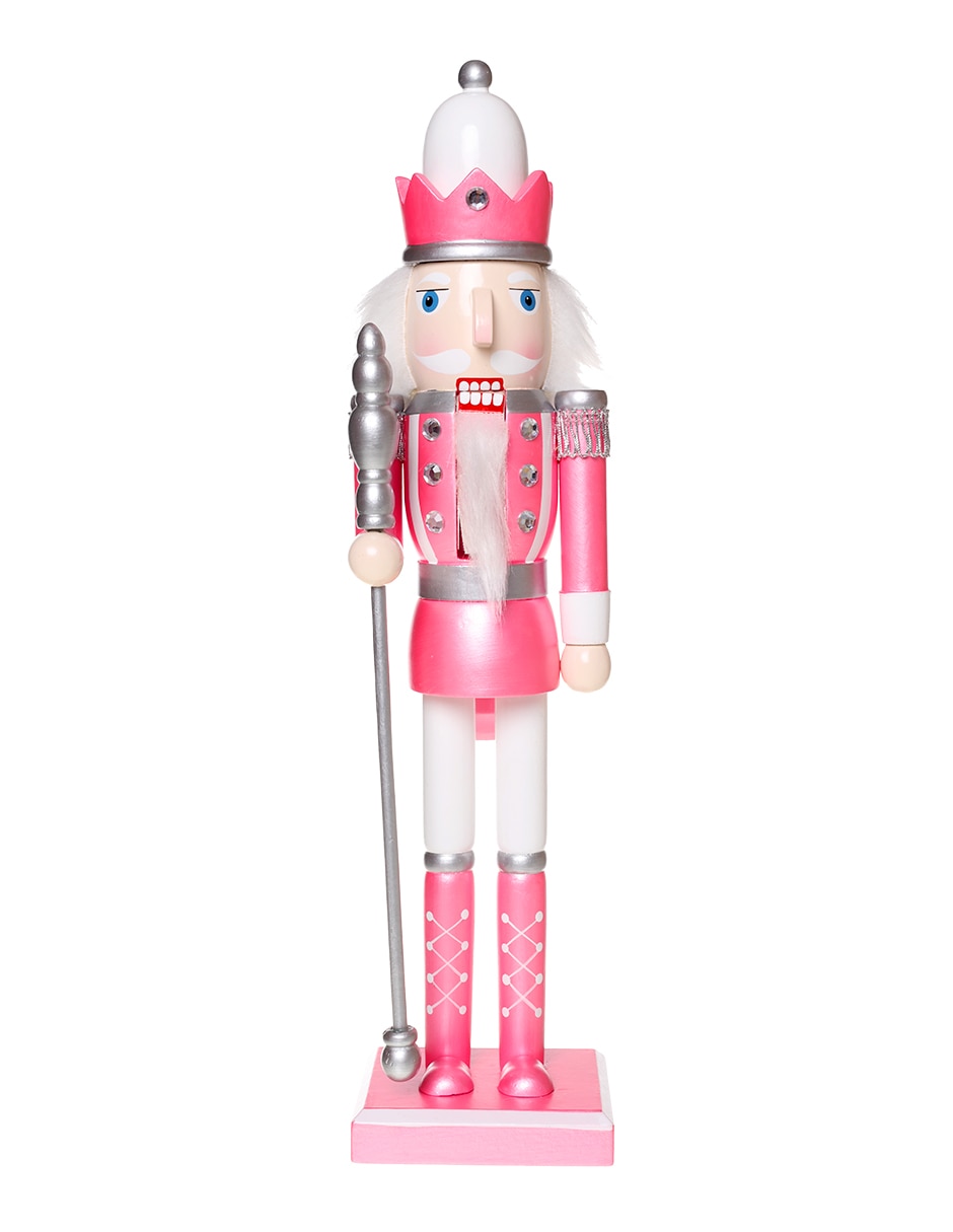Figura decorativa de cascanueces navidad de madera