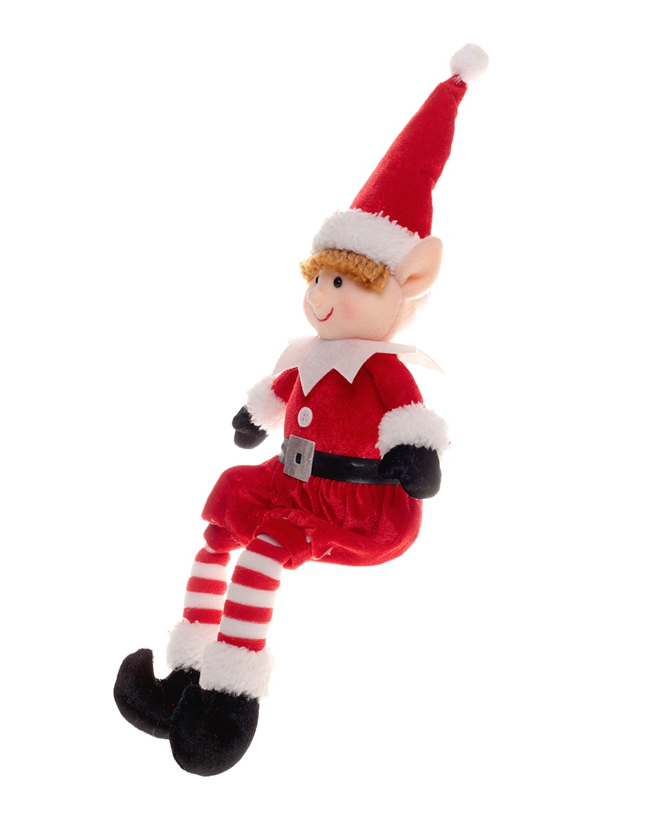 Figura decorativa navideña de duende