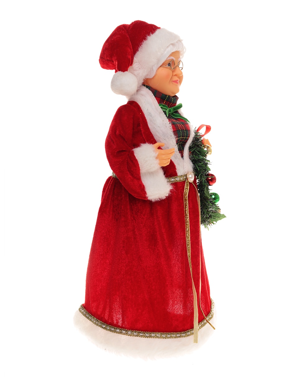 Figura decorativa de Sra Claus Navidad 3