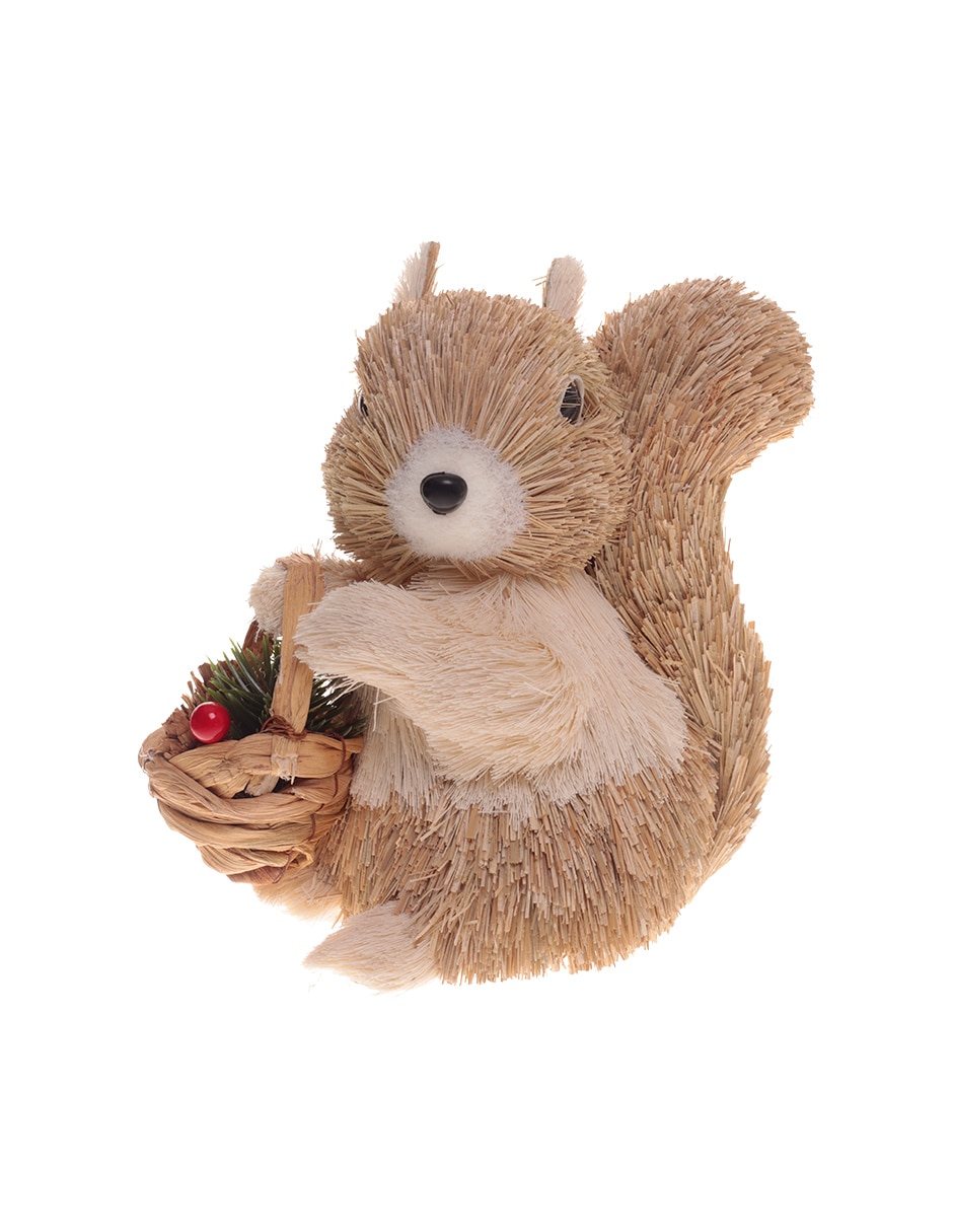 Figura decorartiva navideña de ardilla 1