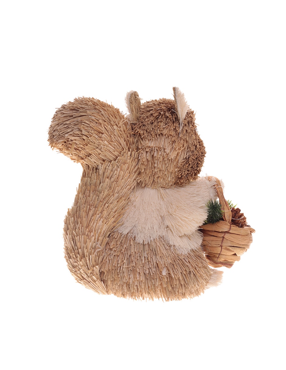 Figura decorartiva navideña de ardilla 3