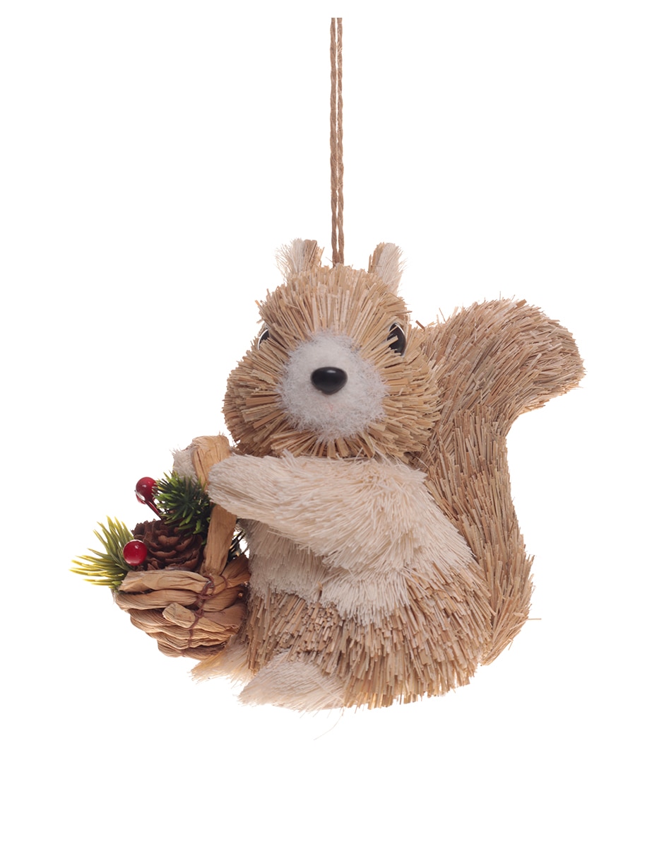 Figura decorativa navideña de ardilla 1
