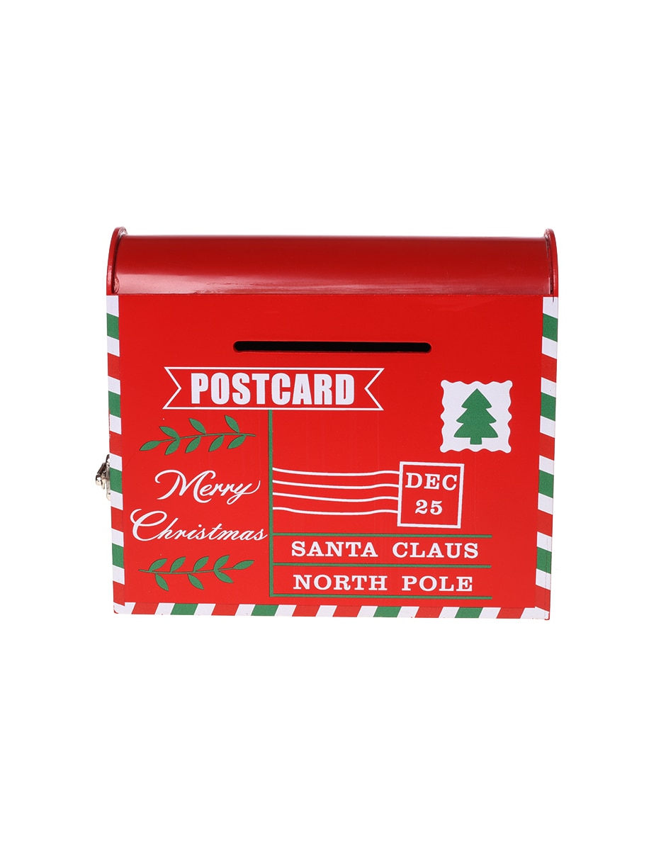Figura decorativa de Buzón Navidad de Madera 1