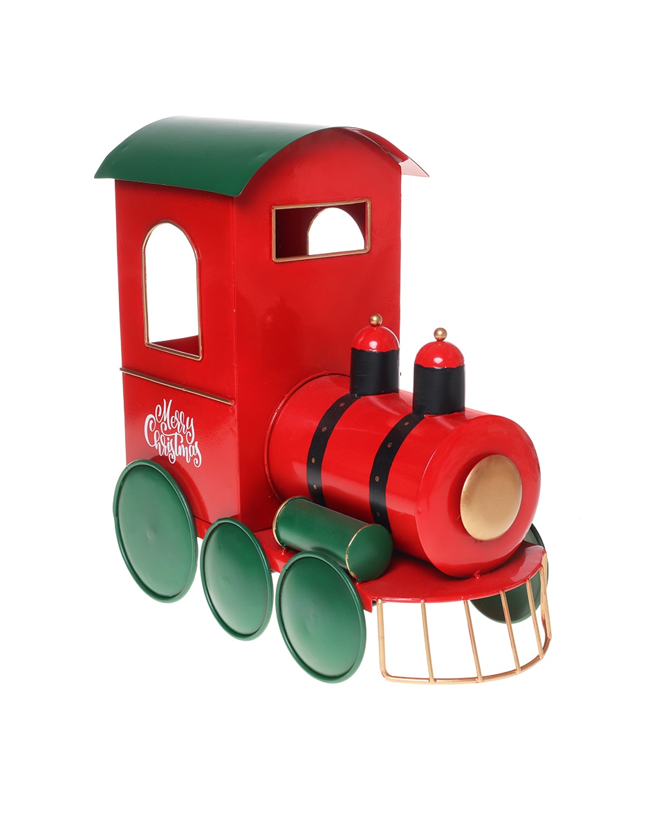 Figura decorativa de Tren Navidad de Metal 2