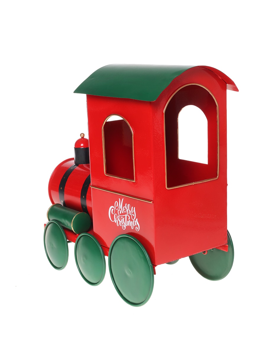 Figura decorativa de Tren Navidad de Metal 3