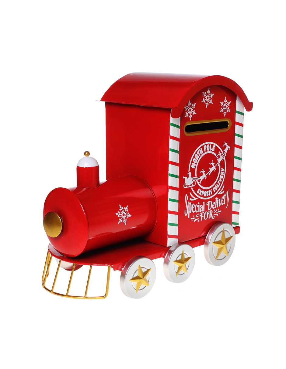 Figura decorativa de Buzón Navidad de Metal 2
