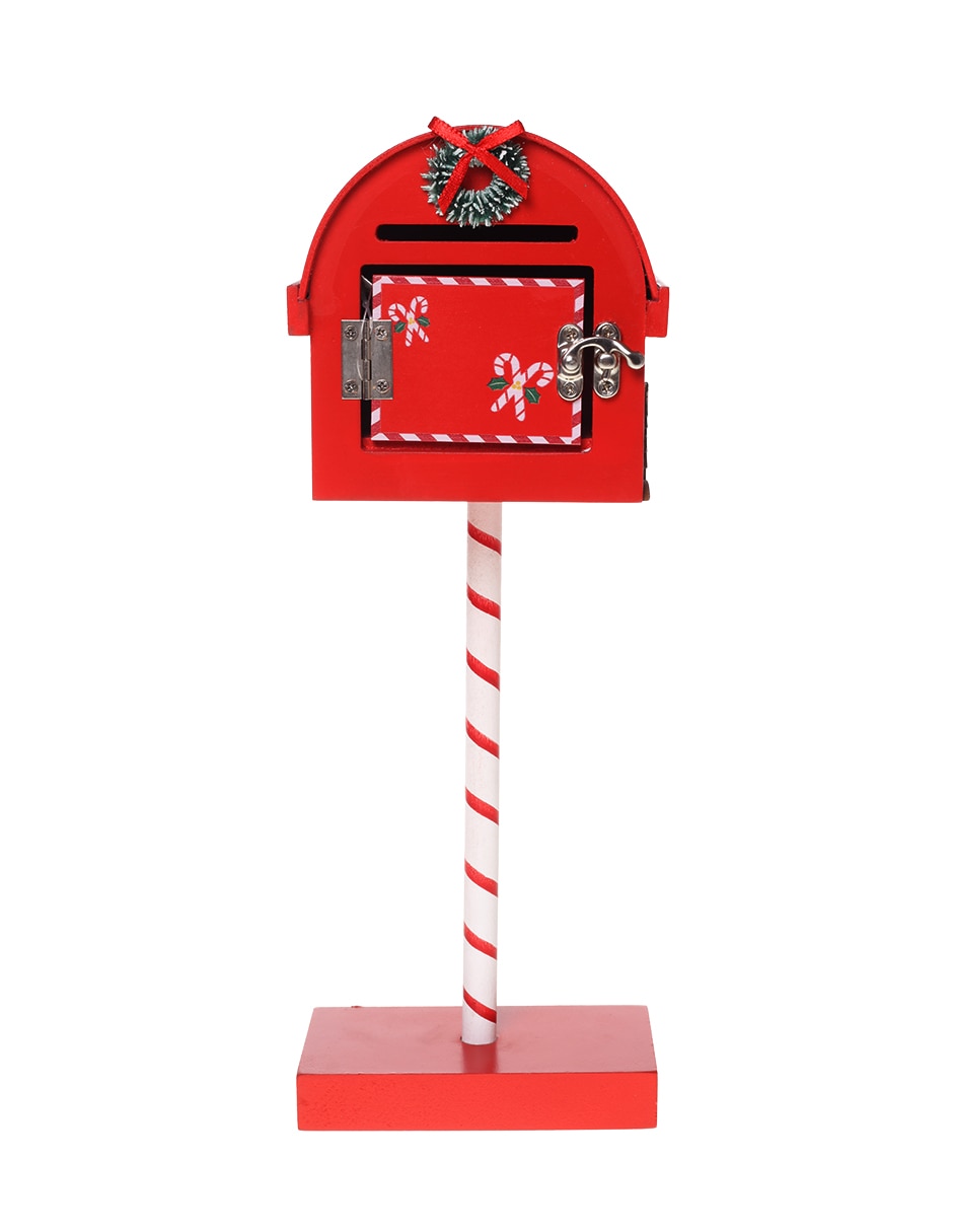 Figura decorativa de Buzón Navidad de Madera 1