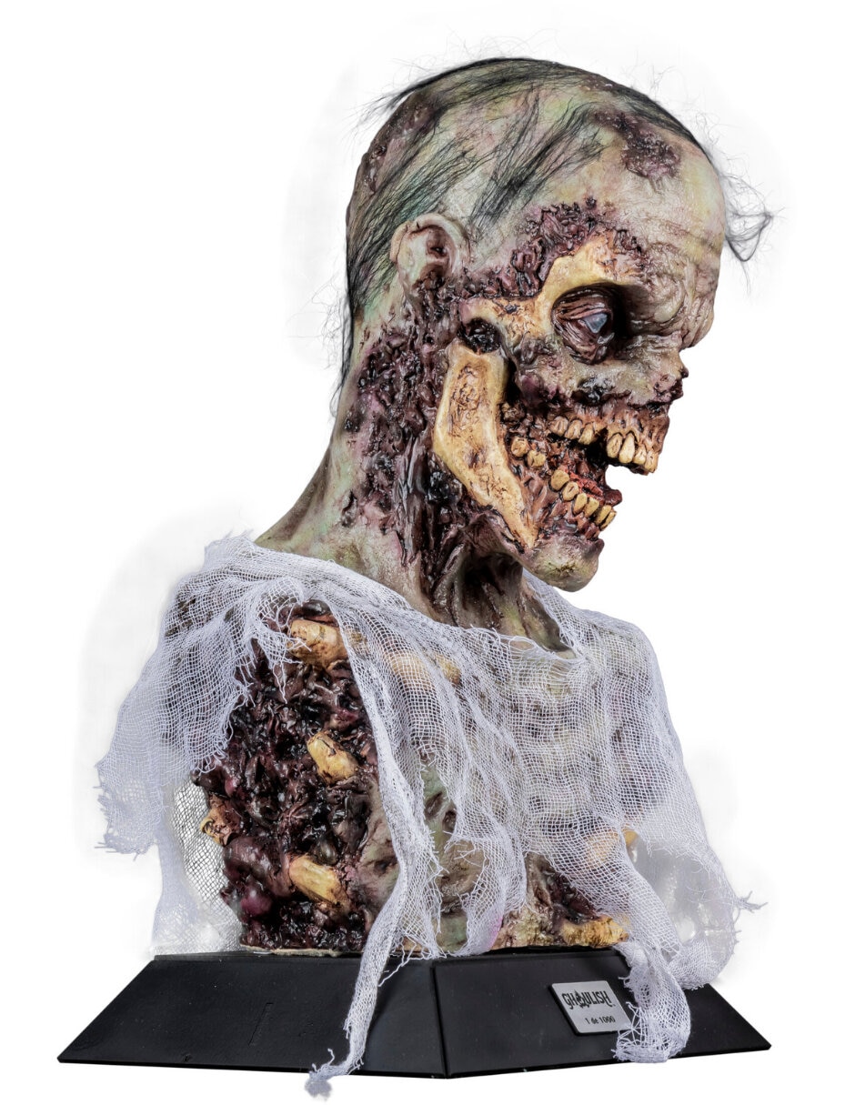 Figura decorativa de torso zombie estatua 2