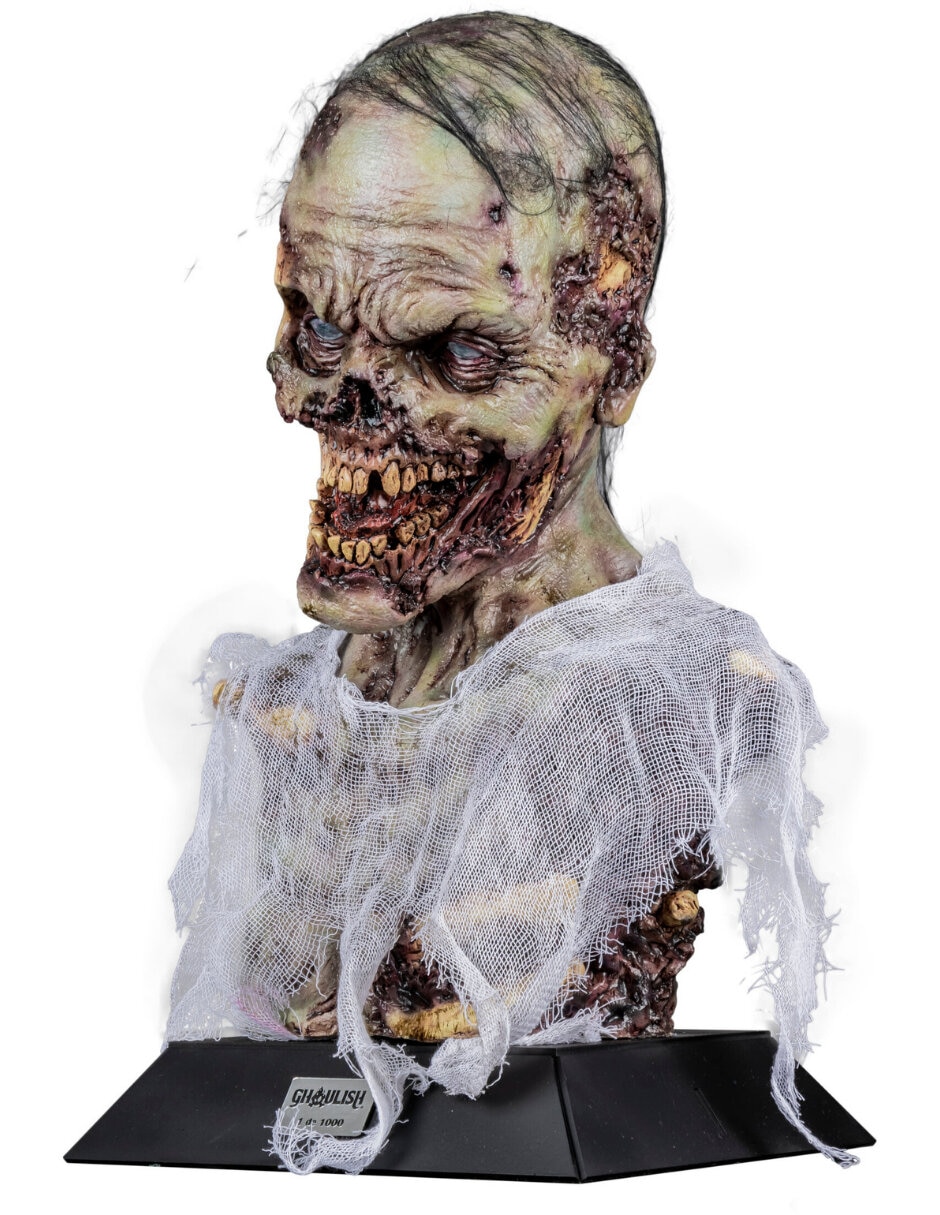 Figura decorativa de torso zombie estatua 3