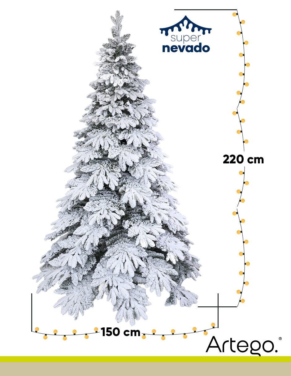 Árbol de navidad serbian spruce 220 de pvc 2