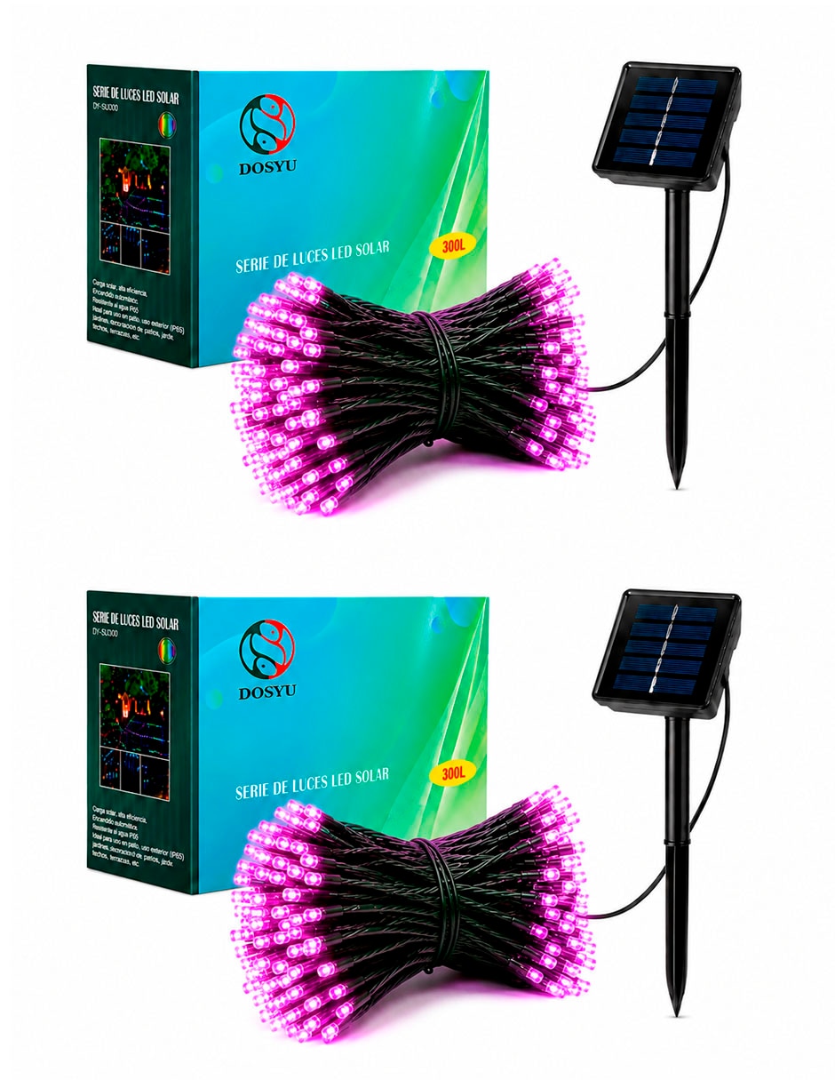 Set luces led con 300 focos