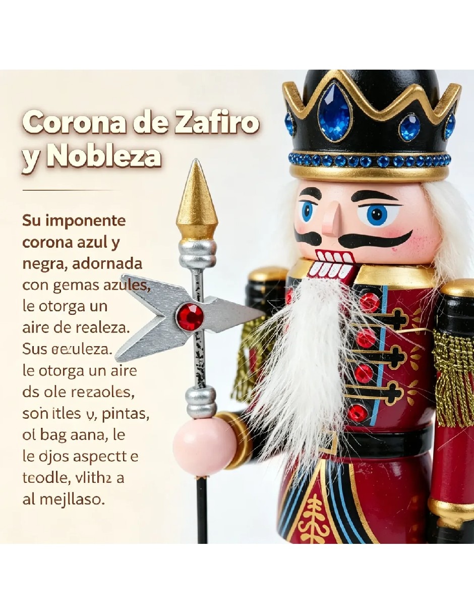 Figura decorativa navideña de madera 3