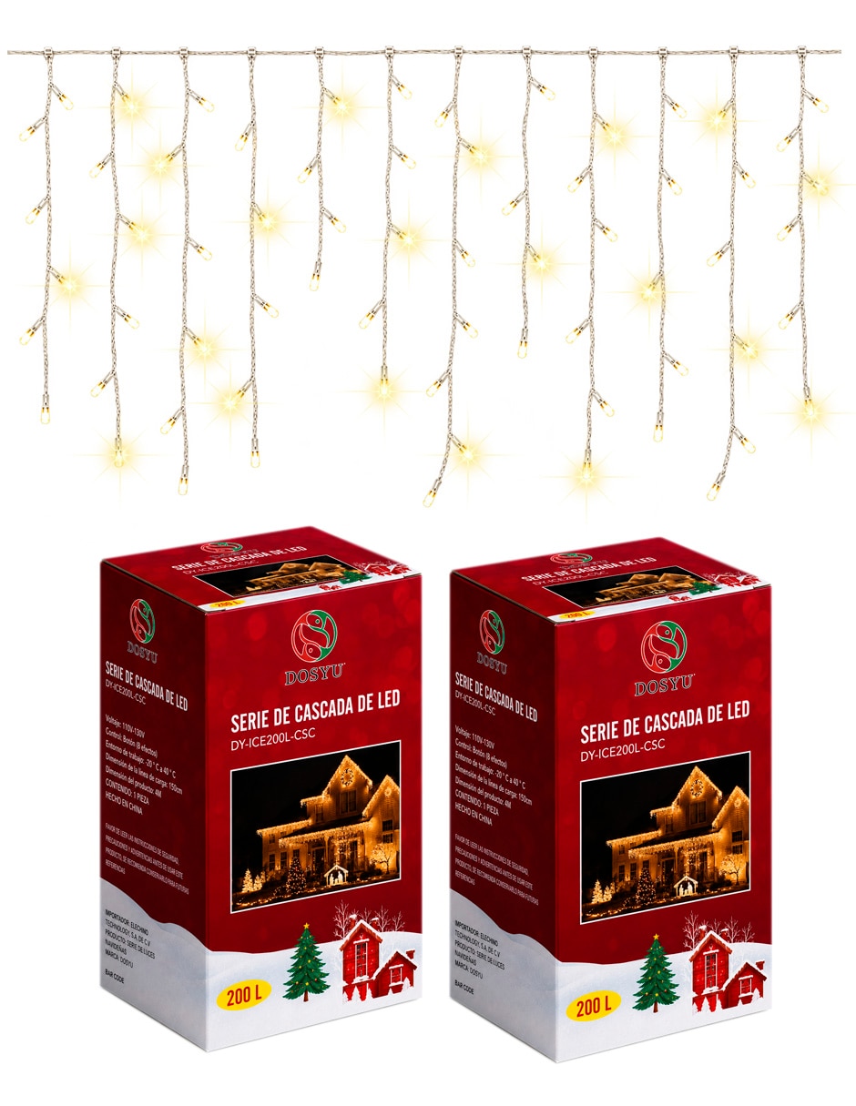Set luces led con 200 focos Set luces led con 200 focos