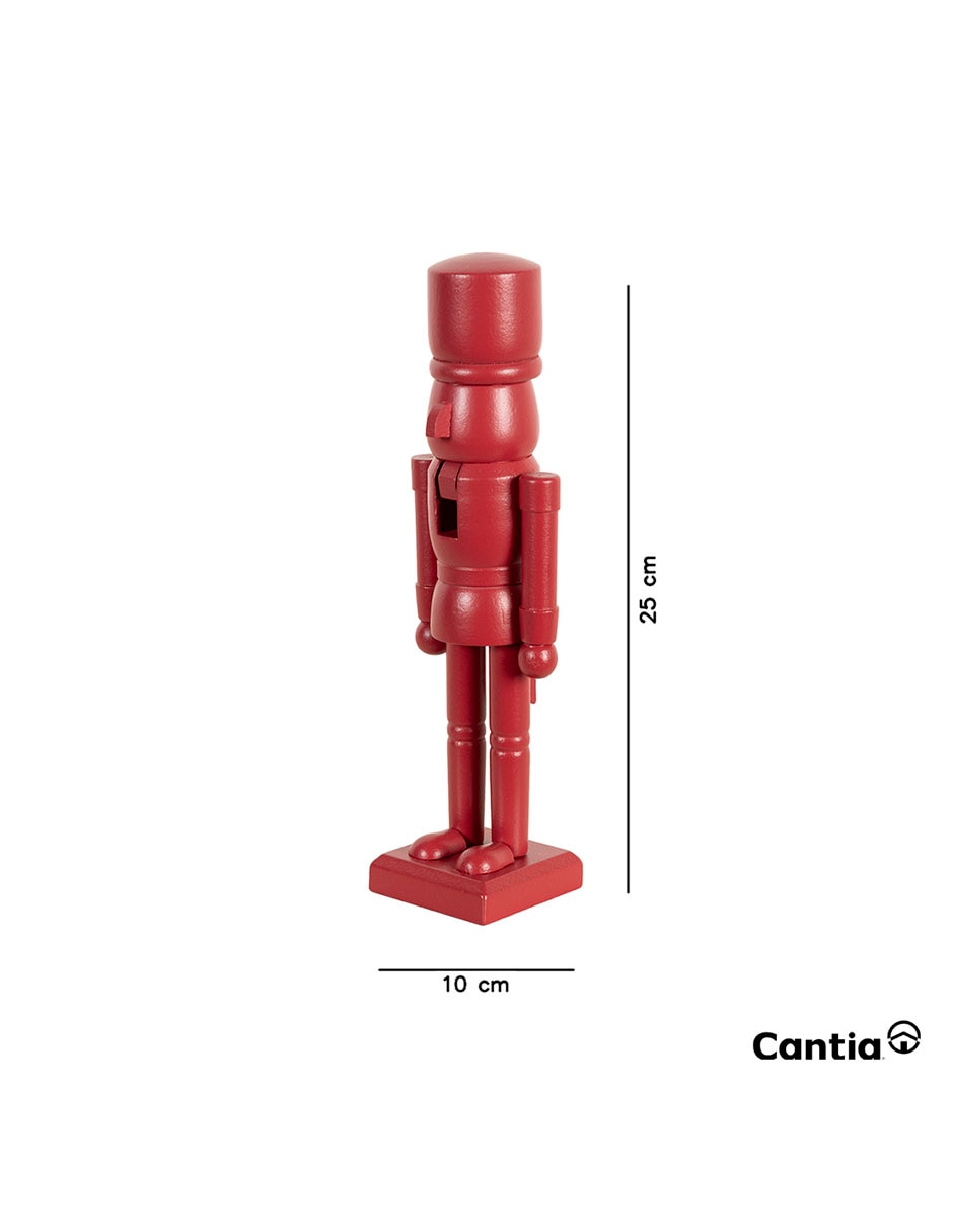 Figura decorativa Cascanueces Cascanueces Bermejo de madera pino 6