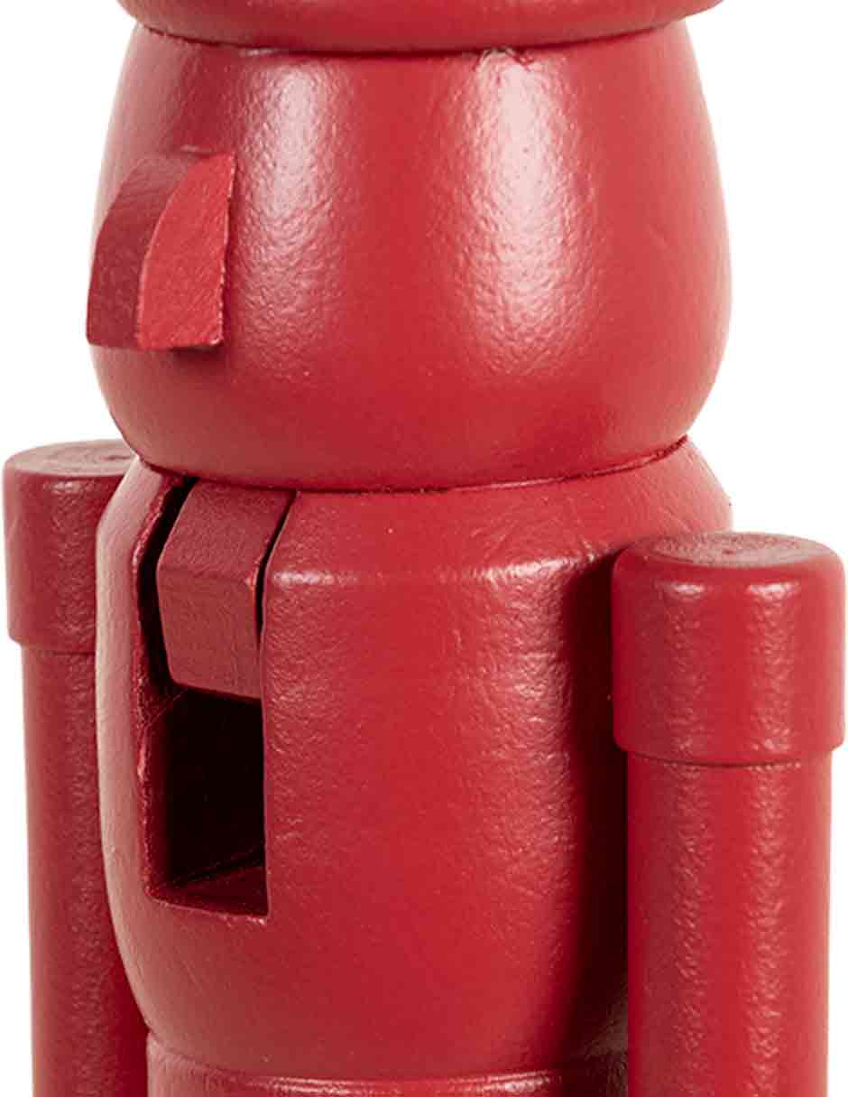 Figura decorativa Cascanueces Cascanueces Bermejo de madera pino 3