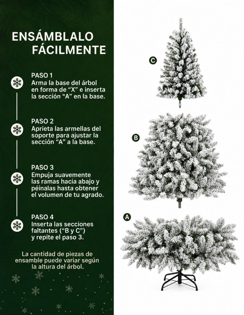 Árbol de navidad de pvc 7