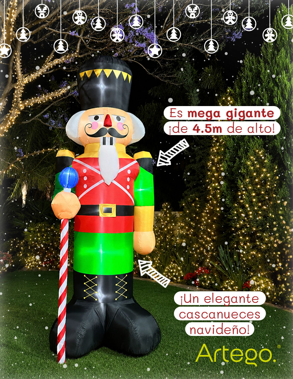 Inflable decorativo forma de cascanueces 6