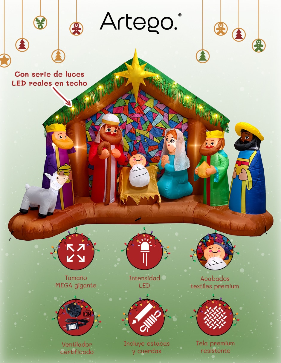 Inflable decorativo forma de nacimiento 4