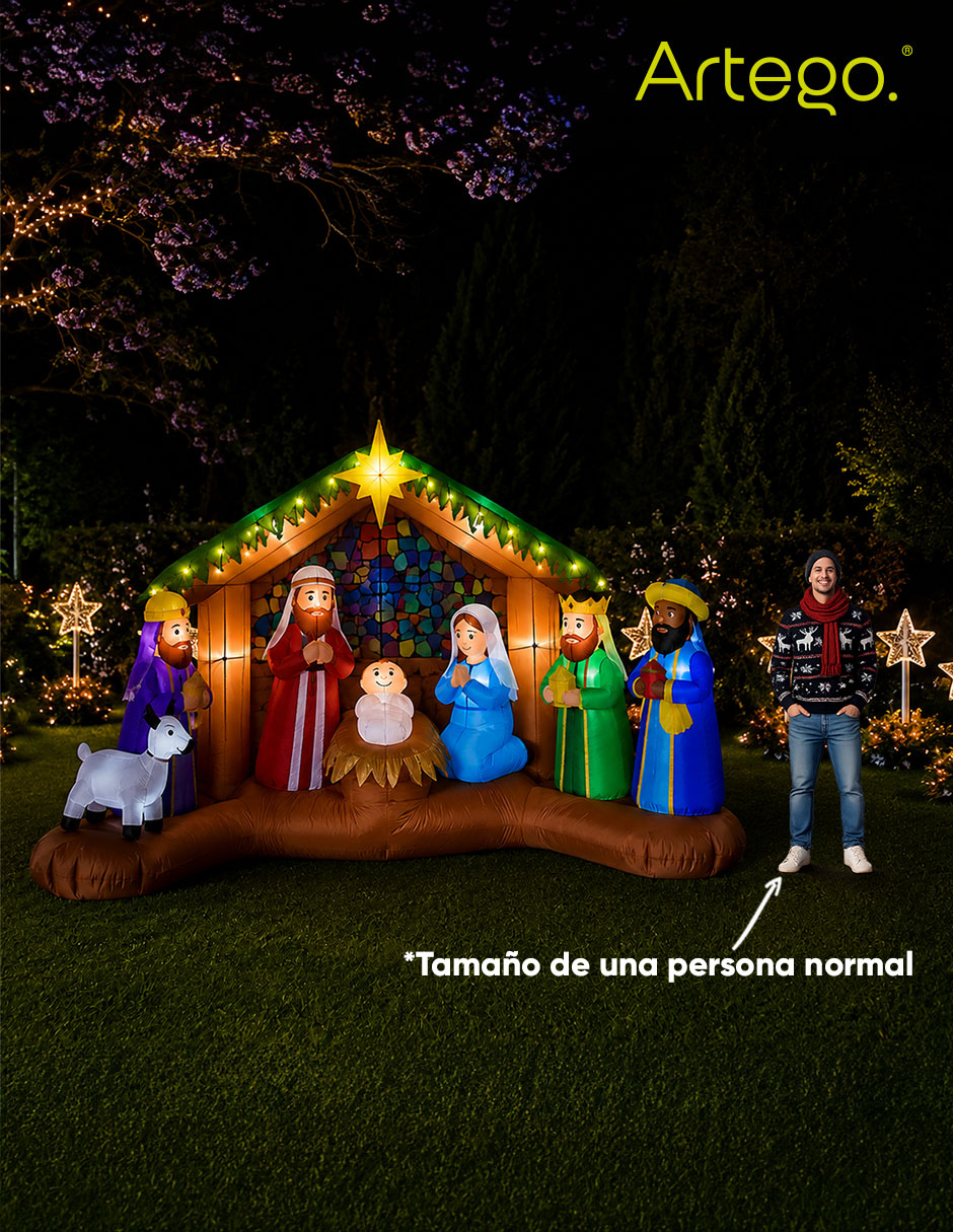 Inflable decorativo forma de nacimiento 3