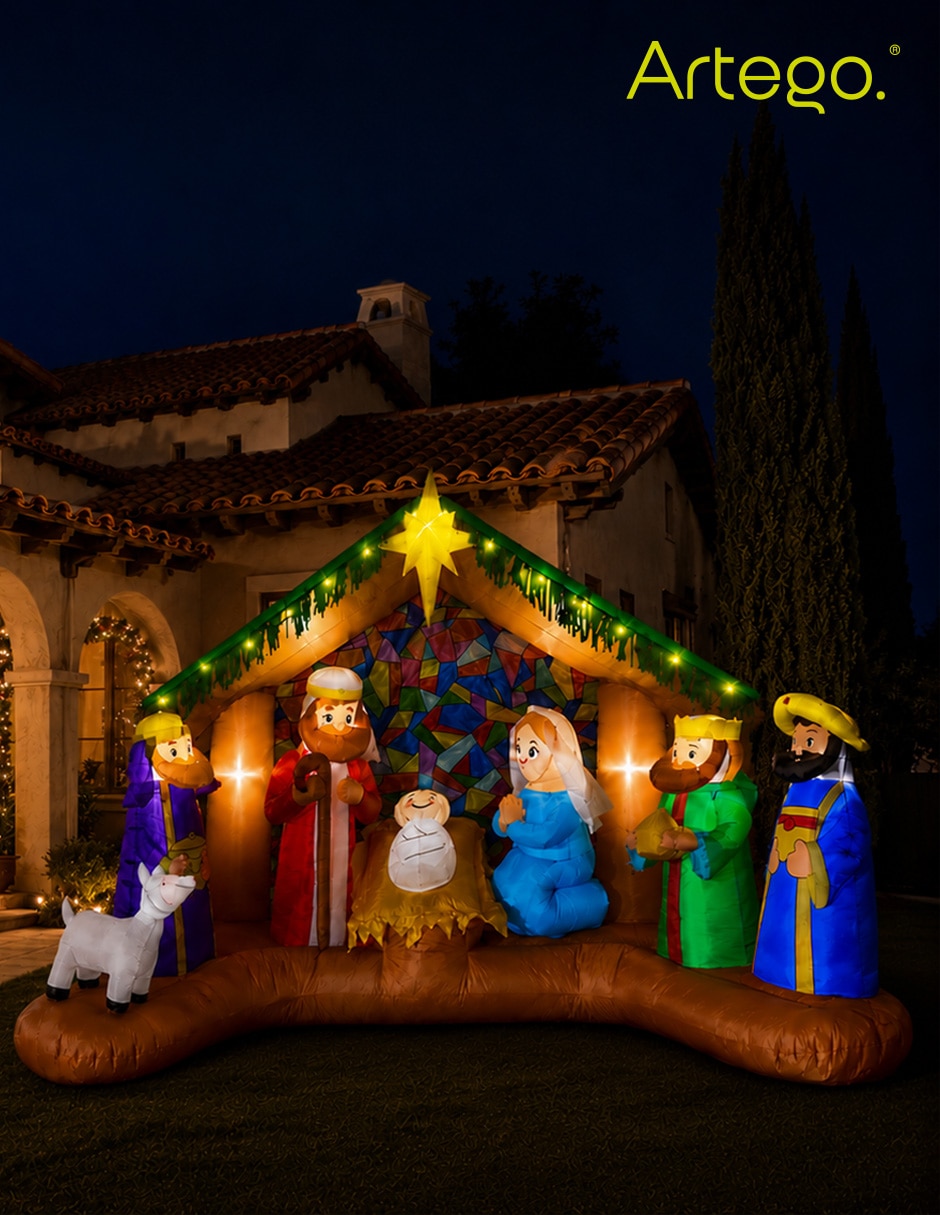 Inflable decorativo forma de nacimiento 6