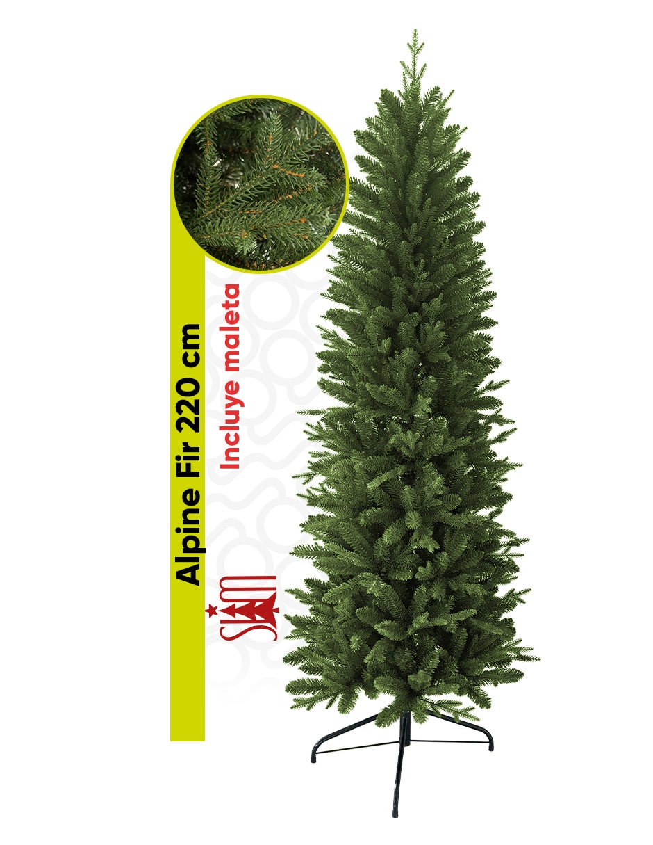 Árbol de navidad alpine fir con maleta de pvc Árbol de navidad alpine fir con maleta de pvc