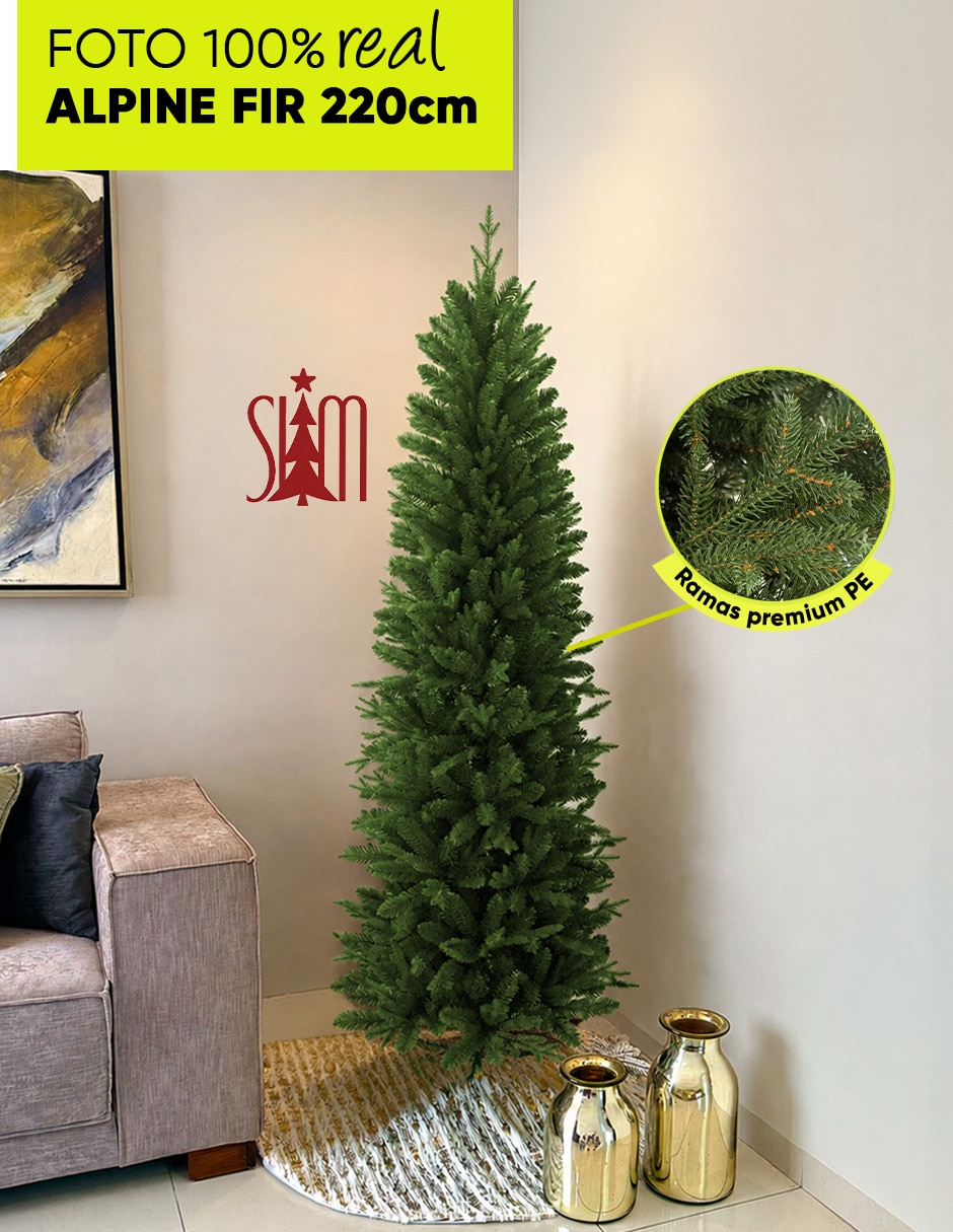 Árbol de navidad alpine fir con maleta de pvc 5