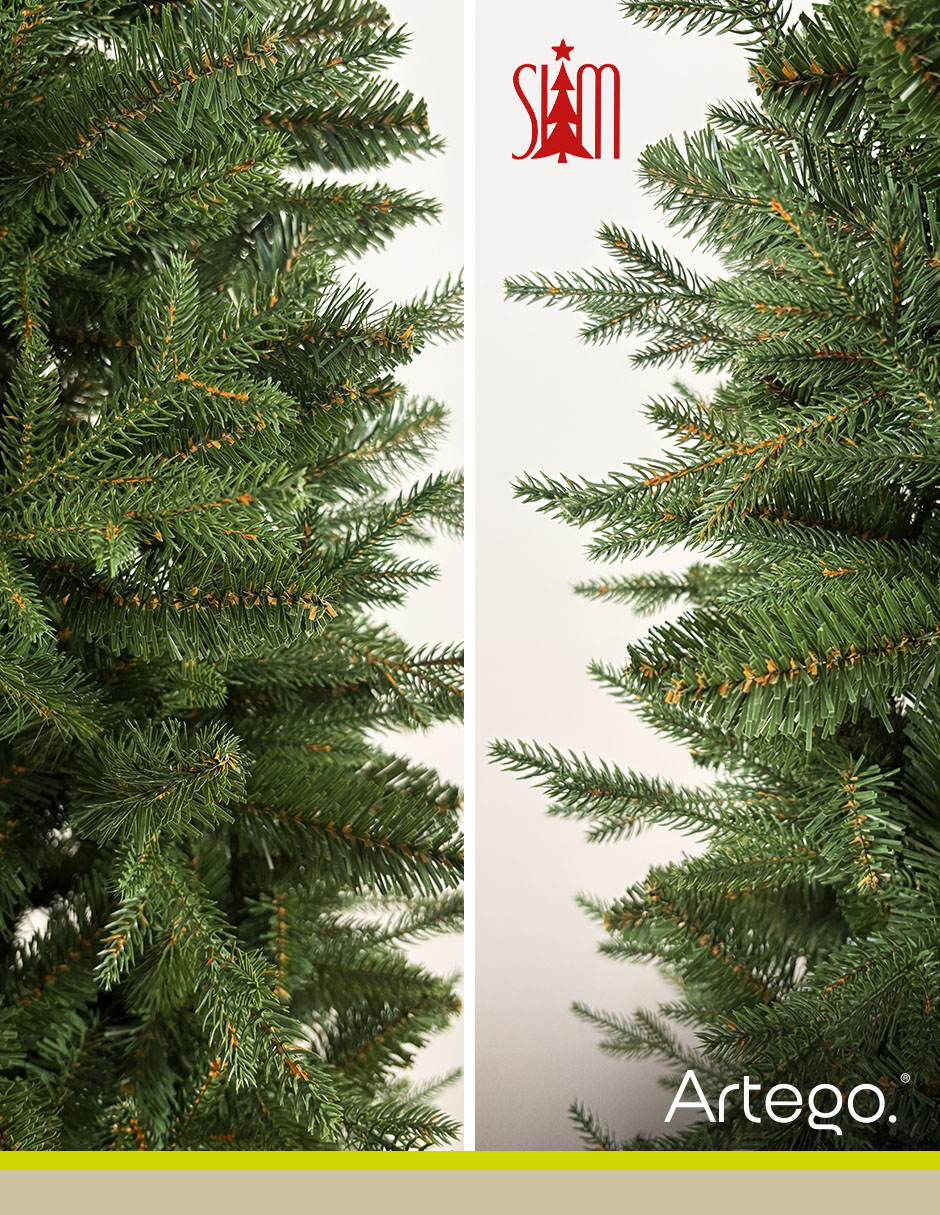 Árbol de navidad alpine fir con maleta de pvc 4