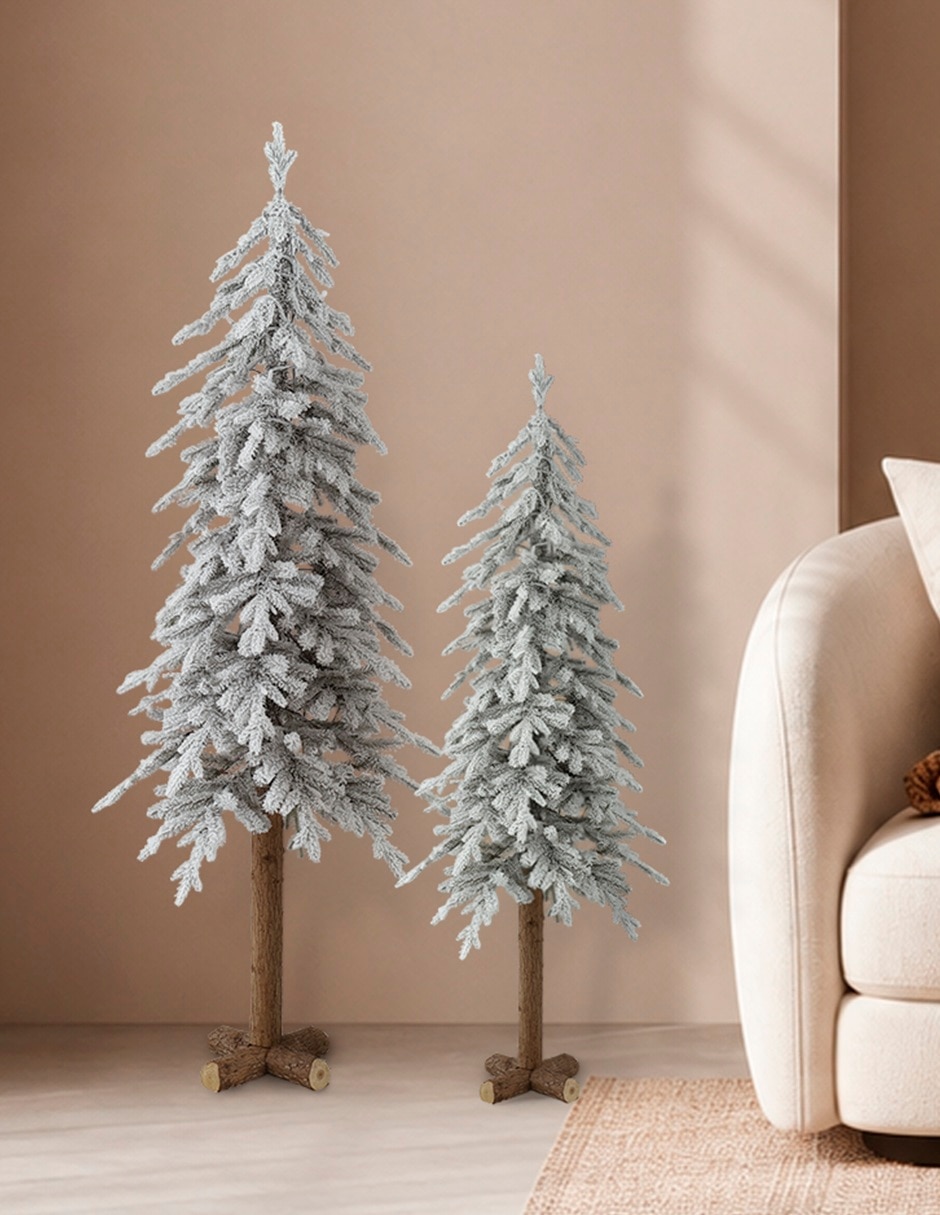 Árbol de navidad japanese cedar set de 2 piezas de pvc Árbol de navidad japanese cedar set de 2 piezas de pvc
