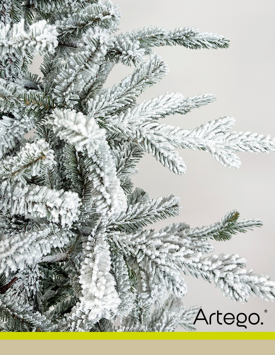 Árbol de navidad japanese cedar set de 2 piezas de pvc 4