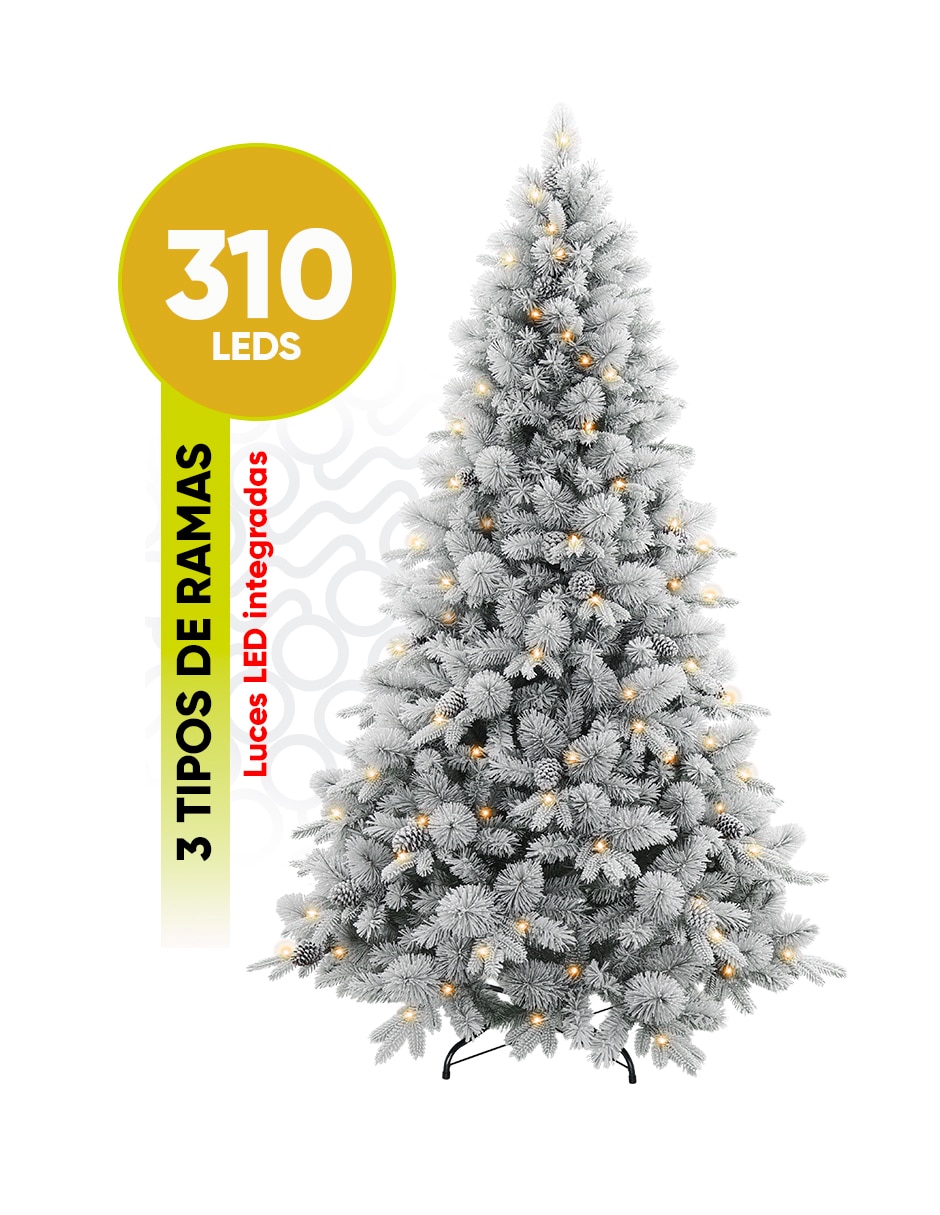 Árbol de navidad preiluminado mountain cedar premium de pvc continuo Árbol de navidad preiluminado mountain cedar premium de pvc continuo