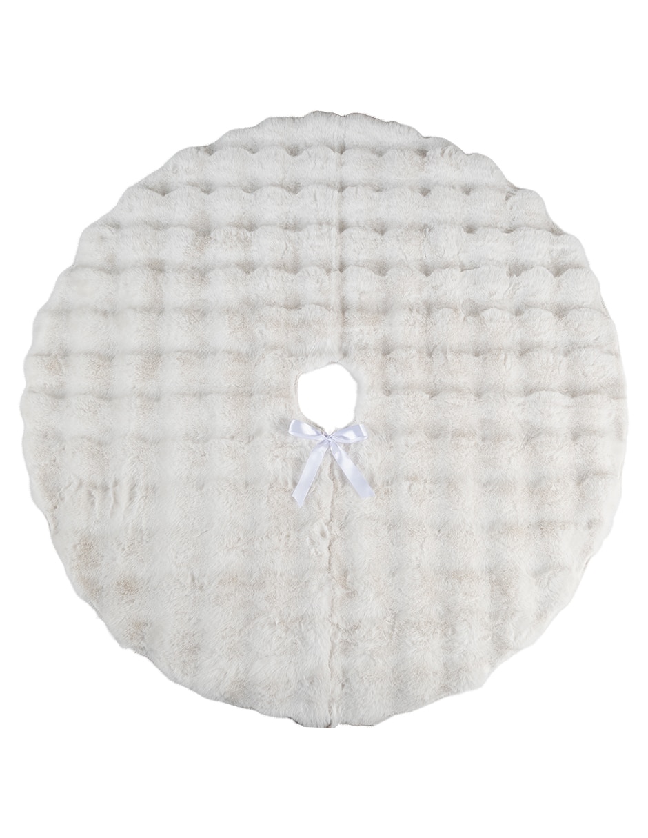 Pie de árbol frost estampado a cuadros